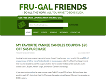 Tablet Screenshot of fru-gal-friends.com